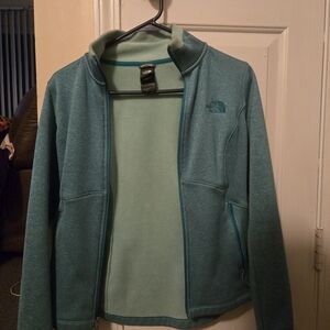 The North Face Teal Full-Zip Jacket